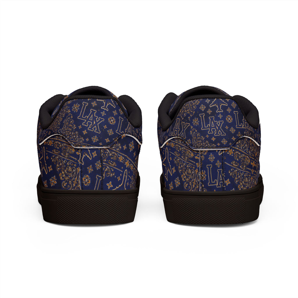 LAX Pattern Low-Top Sneakers