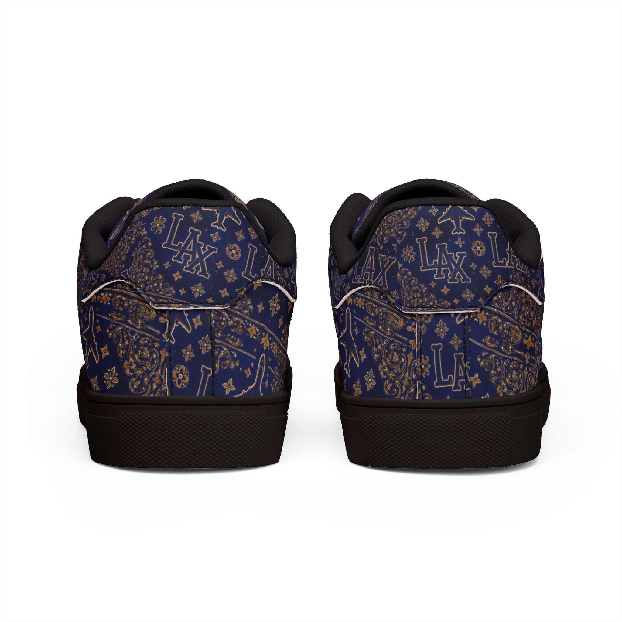 LAX Pattern Low-Top Sneakers