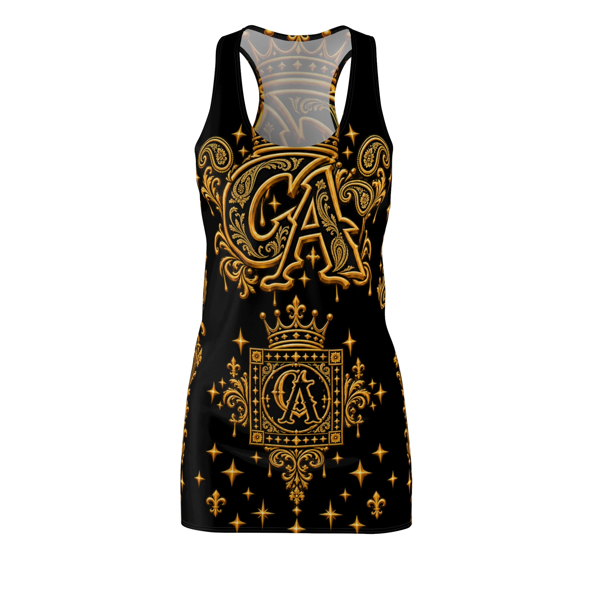 Women's Cut & Sew Racerback Dress (AOP)