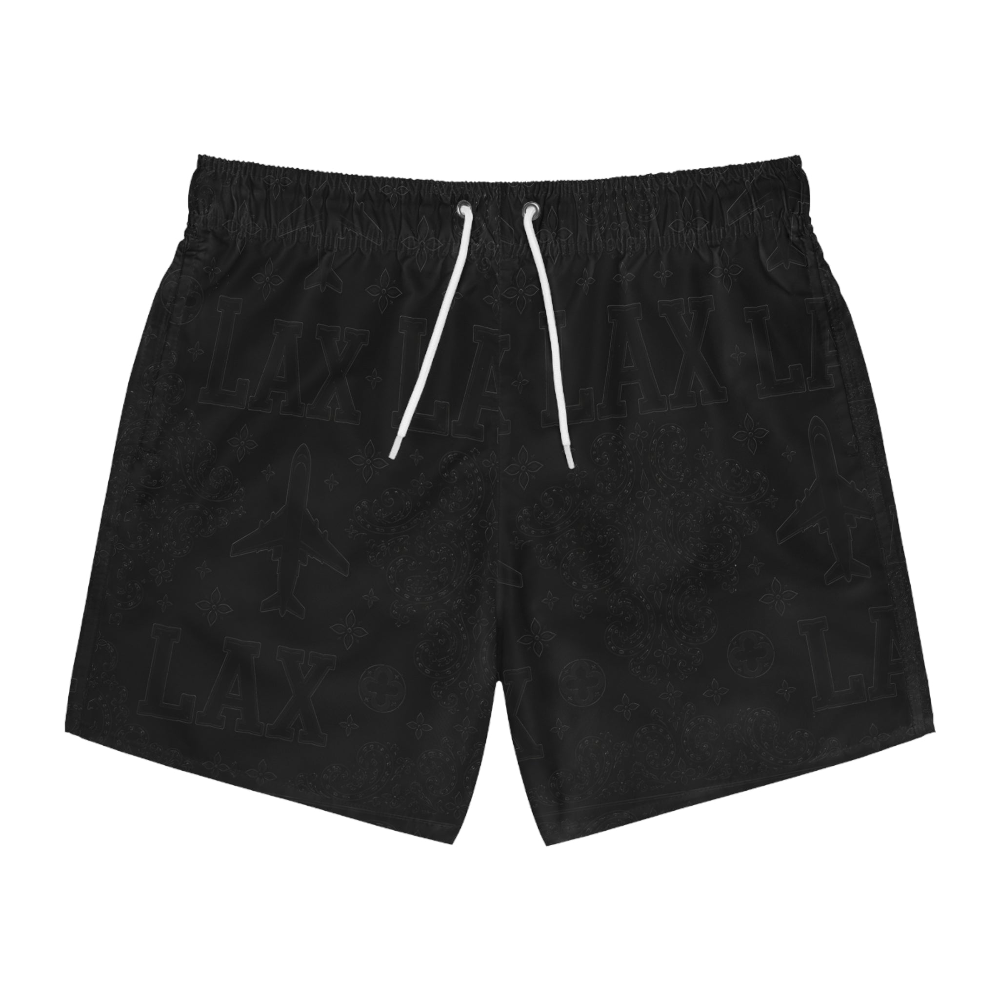Subtle LAX Pattern, Beach & Pool Shorts