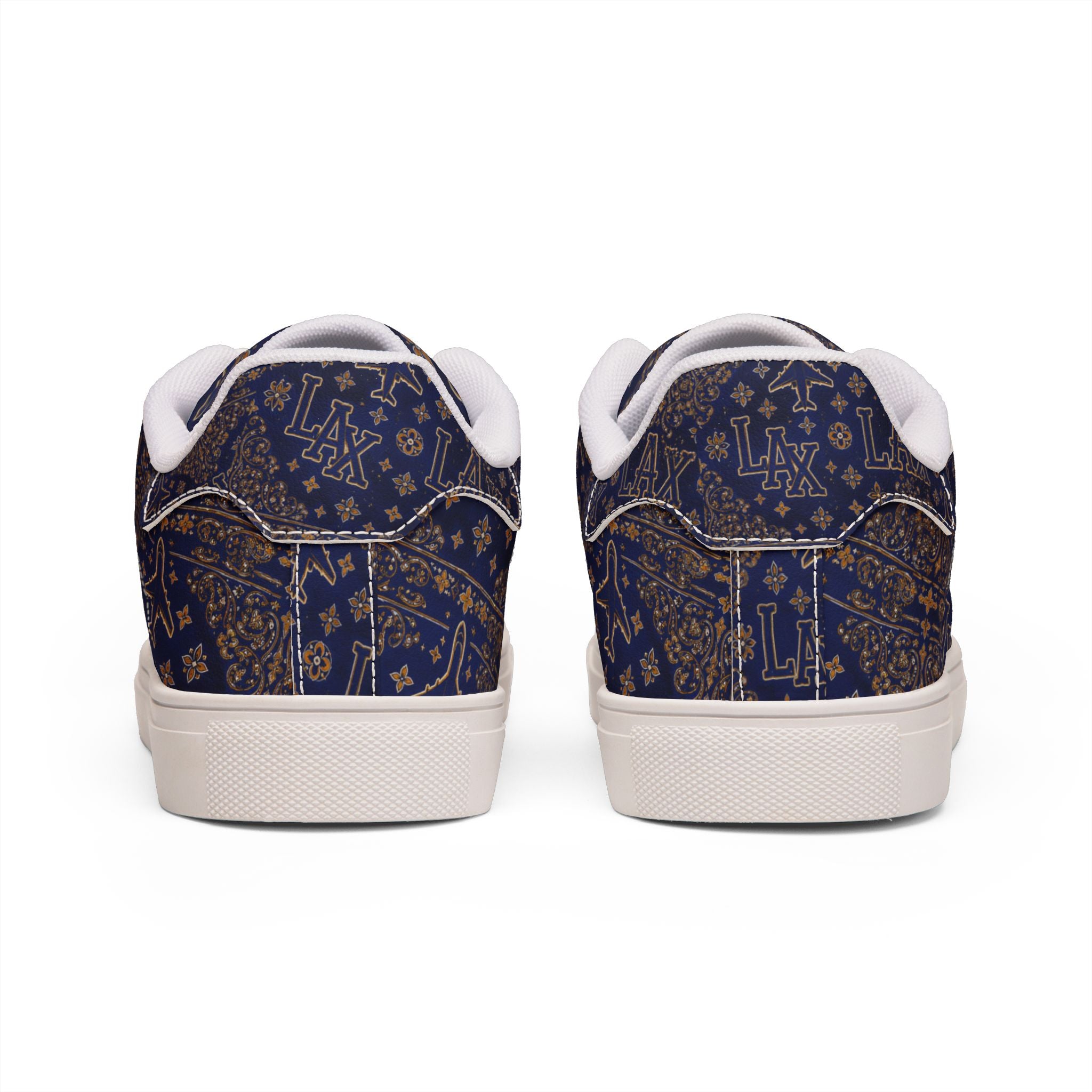 LAX Pattern Low-Top Sneakers
