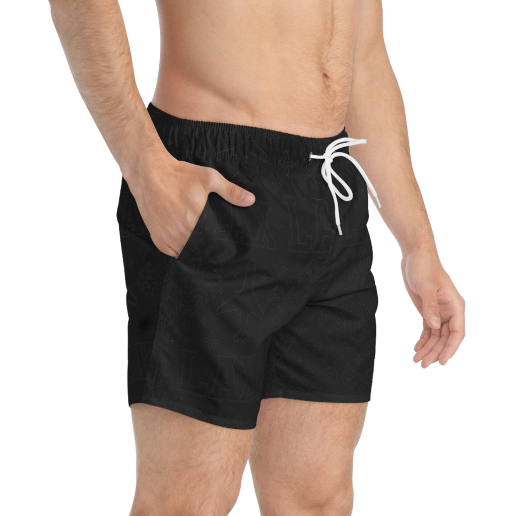 Subtle LAX Pattern, Beach & Pool Shorts