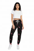 Athletic Joggers — Black & Pink Monogram Lounge Pants