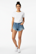 Women's Vintage-Wash Denim Shorts