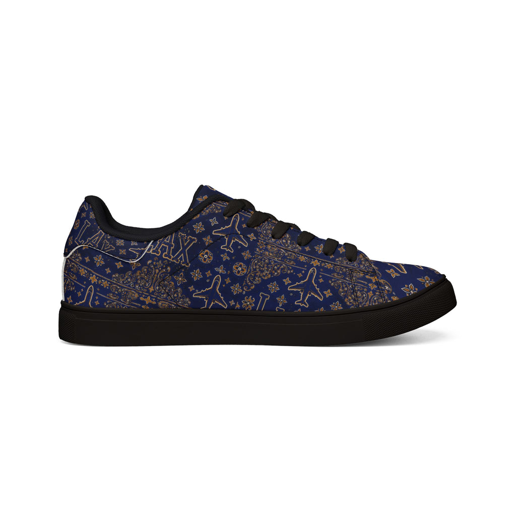 LAX Pattern Low-Top Sneakers