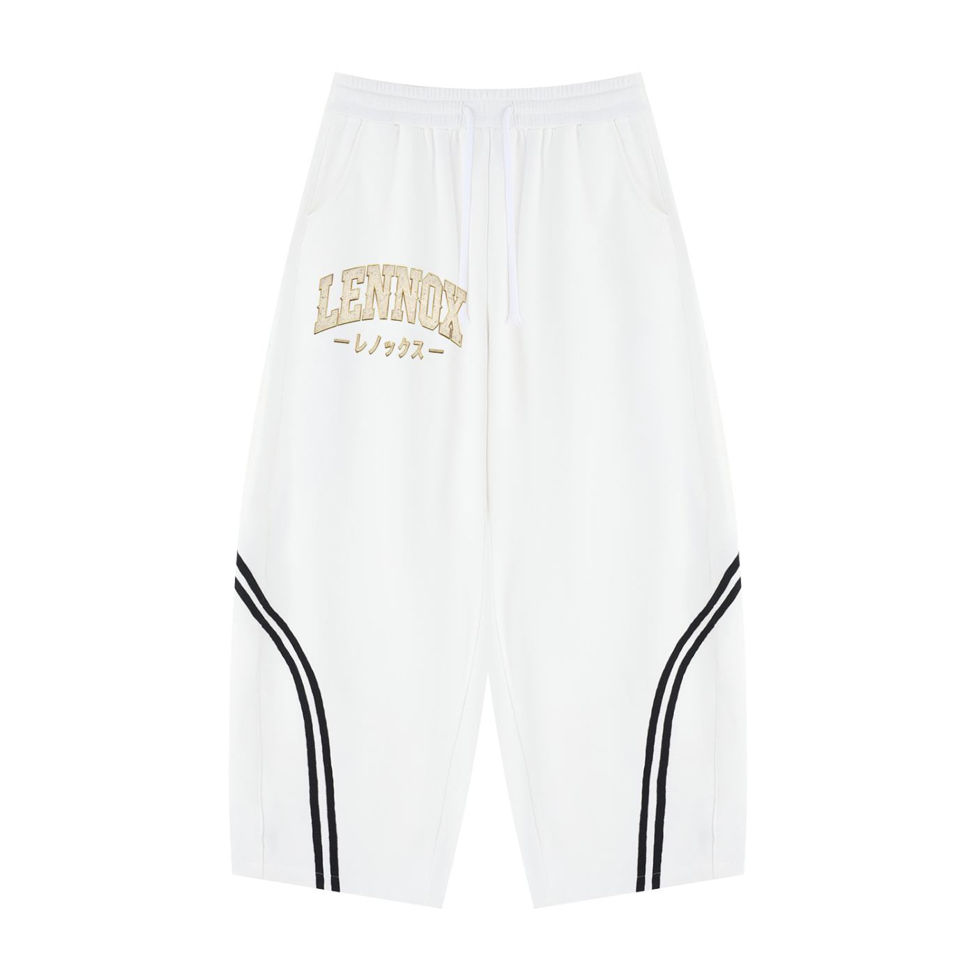 East Meets West - Wide-Leg Sweatpants
