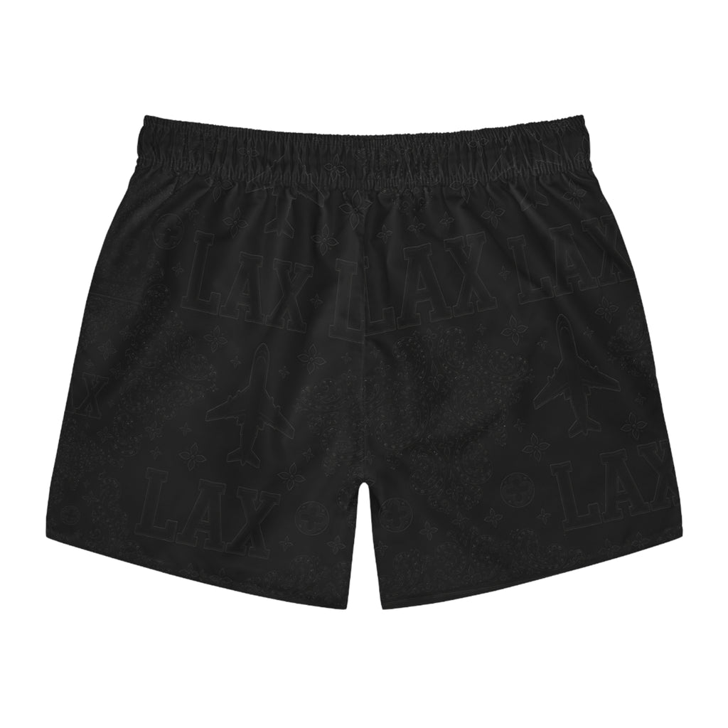 Subtle LAX Pattern, Beach & Pool Shorts