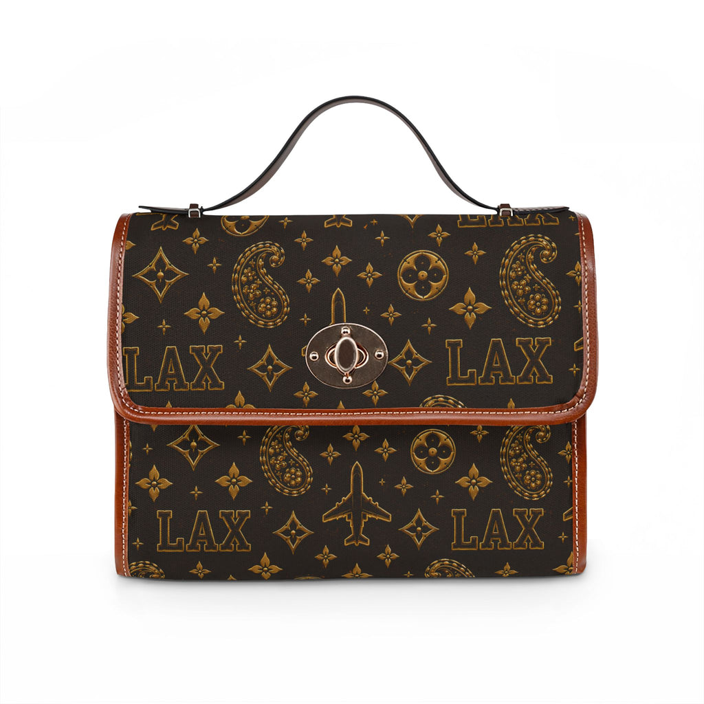LAX Travel Canvas Satchel