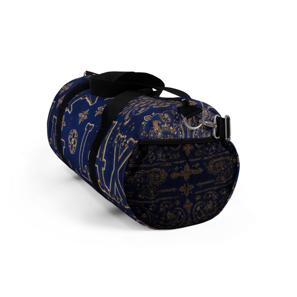 LAX Navy Floral-Print Duffel Bag — Travel & Gym Weekender