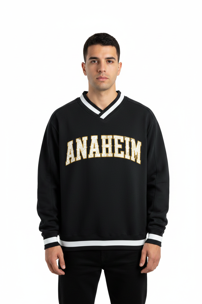 Westside Contrast Collar Sweatshirt