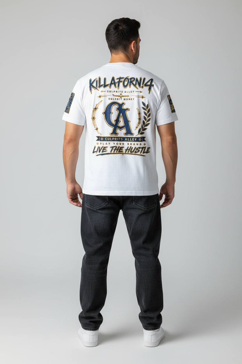 California Adventurer Drop-Shoulder Tee back view
