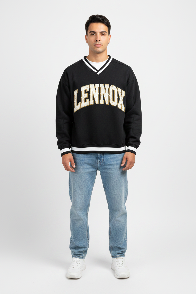 Collar Sweatshirt