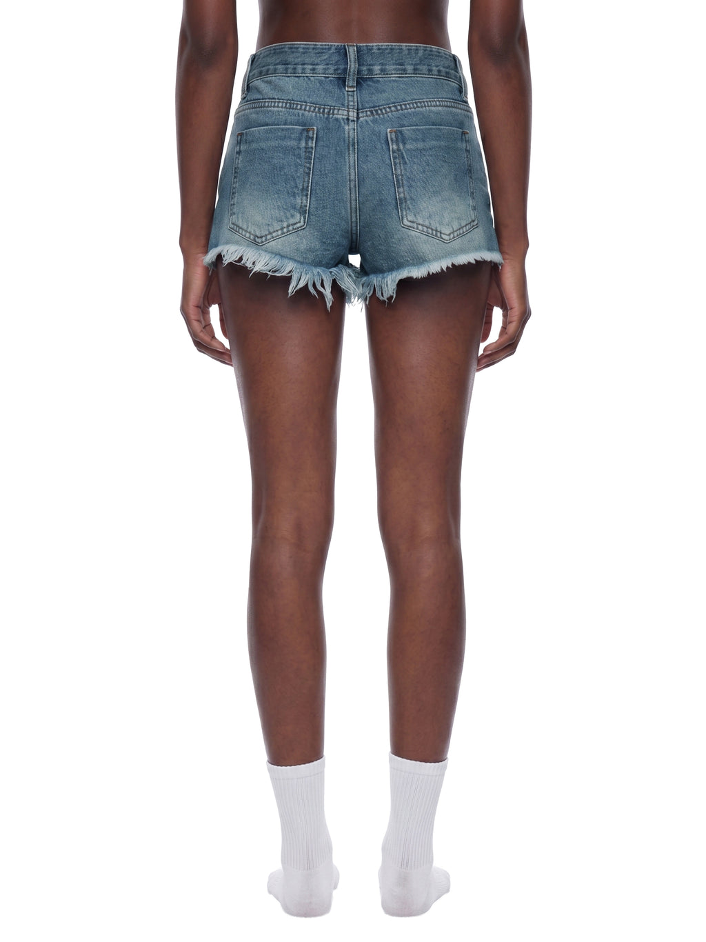 Women's Vintage-Wash Denim Shorts